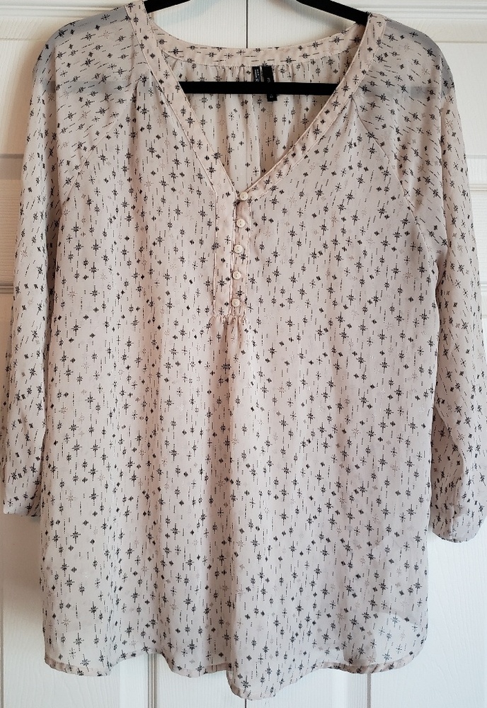Maurices Tan Blouse sz XL